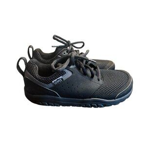 LEMS Primal Zen Shoes Mens 6 Womens 7.5 Asphalt Black Barefoot Comfort Cork EUC